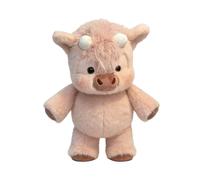 Plush Cow - Soft Pillows, Stuffed Animal Toy, Realistic Spotted Farm Design, Naptime Cuddle Support Cushion, Home Interior Decorations, 17.7inch Black White Large Nursery Bedding