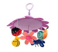 Plush Crib Mobile - Hanging Sensory Bell for Early Learning