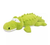 Plush Crocodile 100cm Green Polyester XXL Soft Cuddly Toy with PP Filling Extra