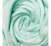 Plush Cuddle Fleece Fabric Material Mint 1/2MTR