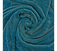 Plush Cuddle Fleece Fabric Material Teal 1MTR