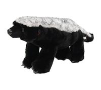 Plush Cuddly Soft Eco Toys Badger Stuffed Animal, Soft Flu ffy Wild African Stuffed Animal, Realistic Honey Badger Plush Toy, Unique Educational Africa Simulation Animal Model