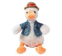 Plush Dancing Duck - 1 Pcs Singing Ducks, Singing Ducks Stuffed Animal, Talking Duck, Plush Interactivve Toy Figures, Funny Interactive With Doll Yellow Hat, Interactive Buckle Talking Toys For Birthd