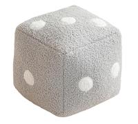Plush Dice - Decorative Dice Pillow Plush Dice Decorations | Dice Plush Cushion Car Sofa Home Decor, grey, Se référer au descriptif, Refer to description