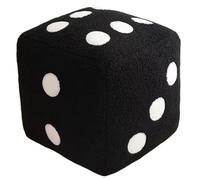 Plush Dice Pillow Adorable Stuffed Dice Throw Pillow Fun Novelty Pillow for Bedroom and Game Nights Plush Dice for Sofa Decor