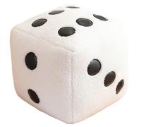 Plush Dice Pillow Adorable Stuffed Dice Throw Pillow Fun Novelty Pillow for Bedroom and Game Nights Plush Dice for Sofa Decor