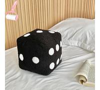 Plush Dice Pillows for Bed, Fun Throwable Cube Dices Pillows, Creative Soft Cute 6 Sided Simulation Dice Pillow for Gaming Room Decor,Couch,Bedroom,Car Seat