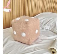 Plush Dice Pillows for Bed, Fun Throwable Cube Dices Pillows, Creative Soft Cute 6 Sided Simulation Dice Pillow for Gaming Room Decor,Couch,Bedroom,Car Seat