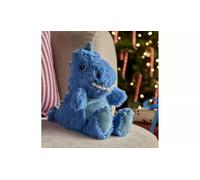 Plush Dinosaur Hot Water Bottle Cover, Blue, Soft Cuddly Design