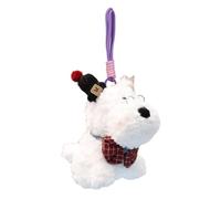 Plush Dog Bag Charm, Puppy Fashion Decor, Stuffed Animal Keychain For Creative Toy Accessories Long Lasting Application Professional Kids Supplies Daily Travel Kit Modern Pendant Accessory Unit