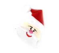 Plush Dog Chew Toy, Fine Sewing Soft Christmas Plush Toy, Size for Small Cats for Playing At Home (Father Christmas)
