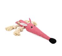 Plush Dog Chew Toys - Dog Chew with Cotton Rope Knot Puppy Chew Toys | Interactive Bite Dog Toy Interactive Bite Resistant Snaffle Toy