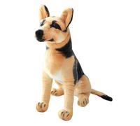 Plush Dog - Realistic Shepherd Sitting Pillow | 30cm Stuffed Puppy Decoration, Short Plush Pp Cotton, Soft Toy for Family, Friends, Boys, Girls, Home, Indoor, Birthday