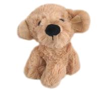 Plush dog sitting 16cm