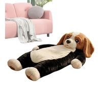 Plush Dog Sleeping Bag, Oversized Washable Mattress, 68.9x31.5 Inches Soft Pillow Shape, Animal Cushion with Durable Build, Travel Bedding with Gentle Touch, Comfort Aid for Camping Home Dorm Bedroom