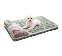 Plush Dog Sleeping Mat - Non-Slip Crate Cushion 60x40cm, Machine Washable Indoor Pet Bed Comfortable Dog Pad | Crate Cushion