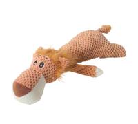 Plush Dog Teether Toys,Animal Shaped Teething Chew Doll | Squeaker Dog Toys - For Energy Chewers Small Medium Large Pets