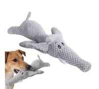 Plush Dog Teether Toys - Animal Shaped Teething Chew Doll - Squeaky Pet Teethers | For Energy Chewers Pets Small Medium Large