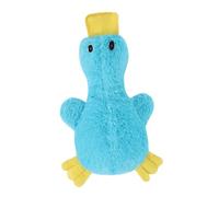 Plush Dog Teether Toys - Crunchy Duck Fun Boring Pets - Plush Squeak Dog Toy - For Small Medium Large Breeds Indoor Outdoor Garden C