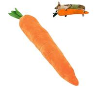 Plush Dog Toy Comfortable Pet Supplies Cushion Carrot Shape Pet Plush Chew Squeaky Toys Dogs Training Interactive Dog Teething Toys