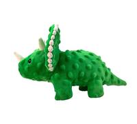 Plush Dog Toy - Cute Prehistoric Creature, Vibrant Green Animal Character with Sturdy Reinforced Seams, Engaging Squeak Stimulating Entertainment, Ideal for Workplace Breeds Home Training