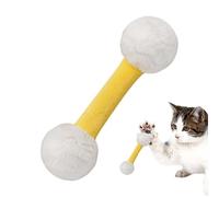 Plush Dog Toy - Large Dumbbell Interactive Pet Accessories - Teeth Changing Toy Puppies, for Small Medium Large Puppies and Cats Indoor Outdoor Travel in the Cage