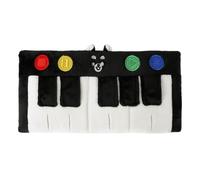 Plush Dog Toy - Piano Design Pet Activity Mat, Soft Squeaky Sniffing Pad To
