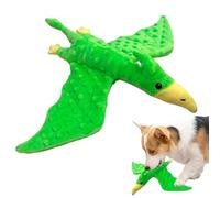 Plush Dog Toy - Pterosaur Shaped Treat Holder For Pets, Squeaky Companion For Tough Biting Play | Interactive Soft Chew Toy For Indoor Training, Aggressive Puppy Playtime, Stimulating Pet Engagement A