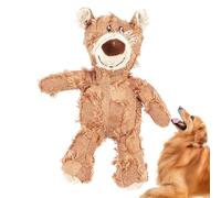 Plush Dog Toy - Resistant Bear with Squeaker, Unbreakable Plush Dog Toy for Small and Medium Breeds Puppies, Large Chewers, Pushing