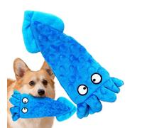 Plush Dog Toy - Squeaky Octopus Chew Toys, Soft Interactive Stuffed Animal, Durable Pet Play | Fun Puppy For Chewing Fetching Training Playtime Entertainment Travel Home Indoor Outdoor Companion
