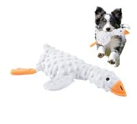 Plush Dog Toy, Squeaky Pet Toy, Interactive Cognitive Toy with Crinkle Effect and Treat Hiding Place for Teeth Cleaning and Chewing Habits