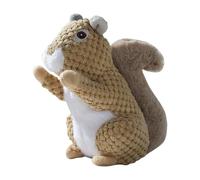 Plush Dog Toy, Squeaky Plush Dog Toy, Squirrel Dog Toy, Teething Dog Toy, Plush Teething Toy For Puppies, Soft Dog Chew Toy, Interactive Dog Plush Toy, Puppy Squeaky Toy, Classic Squirrel Dog Toy,
