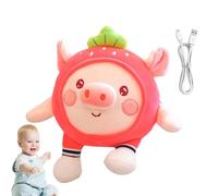 Plush Dog Toys | Criard USB Rechargeable - Mobile Crackling Ball Toy - For Relaxation, Training, Exercise, Outdoor Indoor Play, Link Strengthening