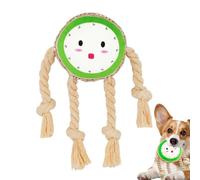 Plush Dog Toys for Chewing,Dog Squeaky Chewing Toys - with Braided Rope Cute Fruit Design Interactive Dog Chewing Toys Cute Fuit Design