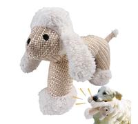 Plush Dog Toys,Squeaky Dog Toys | Squeaky Dog Chew Animals - Dog Teeth Cleaning Toy, Super Su Indestructible Plush Toy