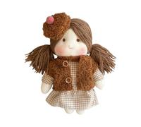 Plush doll cotton - delicate quilt for cuddle doll, soft fabric figure to put on, skin-friendly material, loving design, relaxing toy, tenene