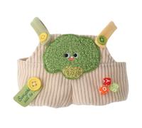 Plush Doll Outfit - Stuffed Figures Pants, Vegetable Dress Up Clothes, Detachable Apparel Set | Vegetable-themed Accessory For 20cm Fat Doll Home Collection Playroom Decoration Creative Toy Styling