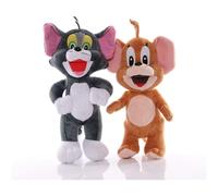 Plush Dolls 2PCS/Lot Tom Cat Plush Toy Jerry Mouse Kawaii Soft Stuffed