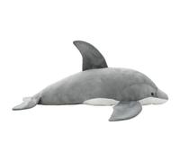 Plush Dolphin Grey 100x40 cm Ultra Soft 100% Polyester Plush Cotton Filled kids