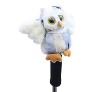 Plush Driver Headcover - Fleece 32x10cm | Owl Stuffed Funny Driver Headcover | Plush Golf Club Head Cover Cute Protective Drivers Cover For Golfers, Fit Drivers, Golf Bags And Clubs