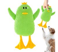 Plush Duck Dog Toy, Interactive Chew Toy, Soft Plush Puppy Toy with Sturdy Stitching and Squeaky Sound Relieve Teething Flares, Encourages Active Play the Confo