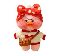 Plush Duck - Soft Plush Duck, Companion Portable, Lightweight and Comfortable | Glasses Design for Bedtime Cuddles, Children's Room Decoration, Travel