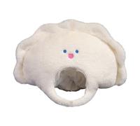 Plush Dumpling Hat, Cartoon Chinese Dumpling Plush Hat, Themed Party Headwear Fun Festival Accessory for Children's Day Thanksgiving Birthday Easter Carnival