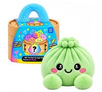 Plush Dumpling Mystery Squishy Bao Bun with Steamer Blind (Green) | Soft Stress Relief Fidget Sensory Squeeze Plushie Box for Adults Anxiety Relief Cute Collectible Mystery Gift