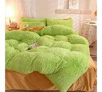 Plush Duvet, Soft Warm Wool Bedding, Fluffy Warm Winter Duvet Cover, Long Fleece Hair, Artificial Fur Plush,camel,200 * 230cm
