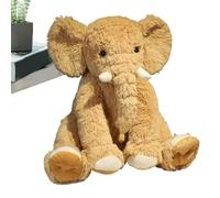 Plush Elephant - Lightweight Design, Realistic Features, Durable Filling, Safe Construction | For Decorative Presentation, as a Companion for Falling Away, Travel Companion and Educational