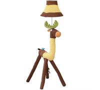 Plush Elk Floor Lamp, Soft Cartoon Decorative Night Light with Standable Limbs, E27 Bulb Compatibility, Button Switch