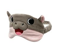 Plush Eye Mask - Soft Hippo Eye Mask Comfortable Plush Eye Cover for Sleeping | Cute Sleeping Mask for Travel and Nap Mask