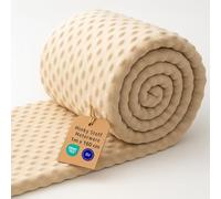 Plush Fabric by the metre 1 M - Soft Plush Fabric for Sewing Crafts Decoration Perfect for Clothing Blankets Cushions Accessories and DIY Couture Projects Oeko-Tex Light Beige