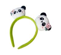 Plush Fabric Hairband With Friendly Embroidery Cartoon Hair Ornament For Parties School Event And Casual Outings Panda Headbands